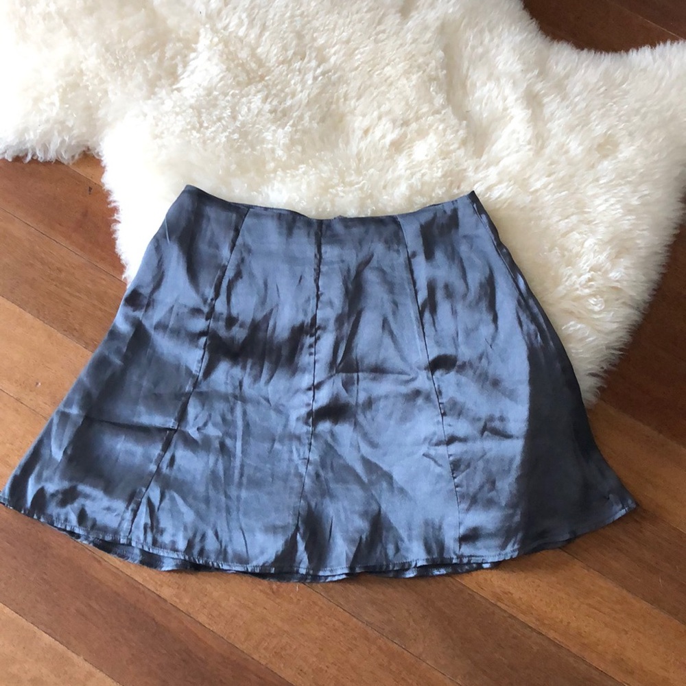 Short Silver skirt